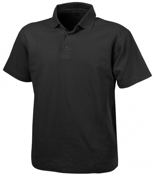 DASSY-Poloshirt LEON, schwarz