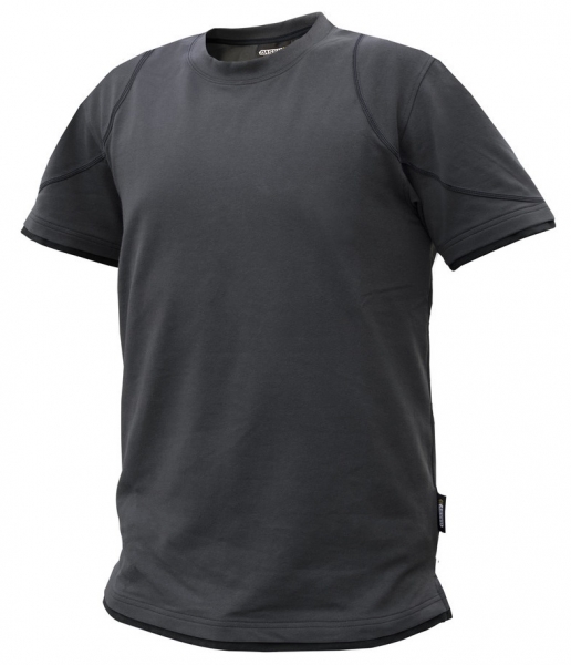 DASSY-T-Shirt KINETIC, grau/schwarz
