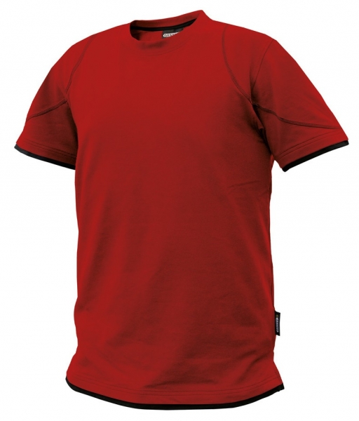 DASSY-T-Shirt KINETIC, rot/schwarz