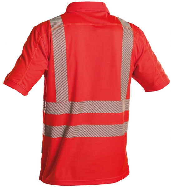 DASSY-Warnschutz-UV-Poloshirt BRANDON, rot
