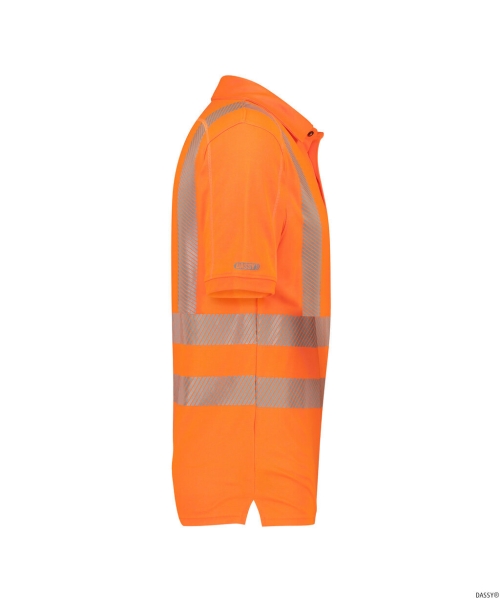 DASSY-Warnschutz-UV-Poloshirt BRANDON, orange