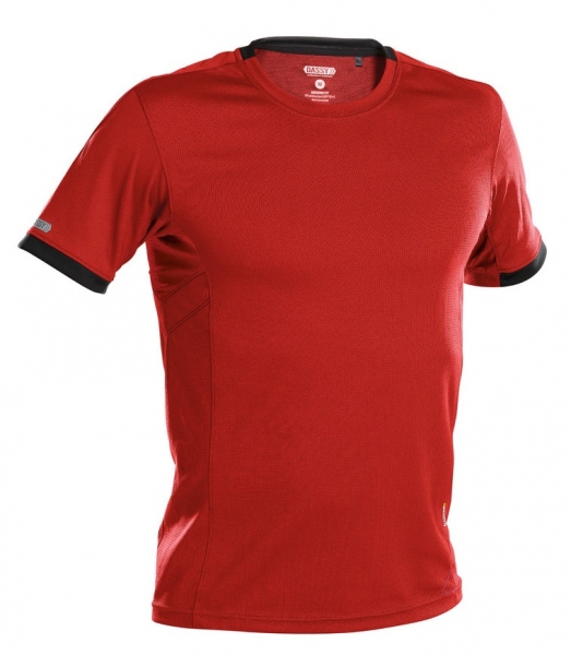 DASSY-Poloshirt NEXUS, rot/grau