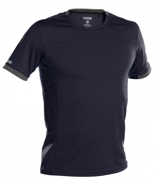 DASSY-Poloshirt NEXUS, dunkelblau/grau