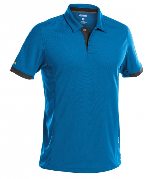 DASSY-Poloshirt TRAXION, kornblau/grau