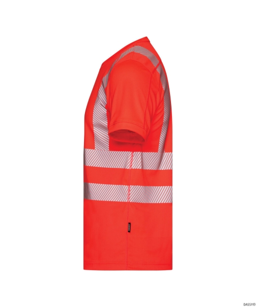 DASSY-Warnschutz-UV-T-Shirt CARTER, rot