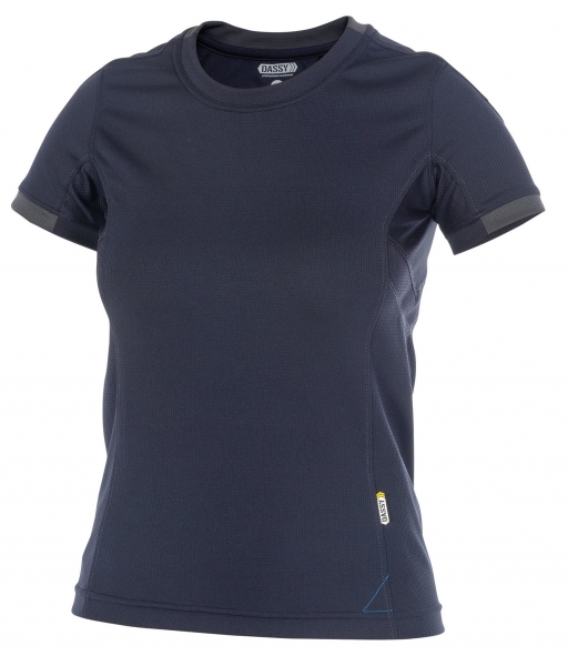DASSY-Damen-T-Shirt, NEXUS, blau/grau