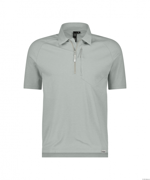 DASSY-Poloshirt MADIDI, 200g/m, miragegrau