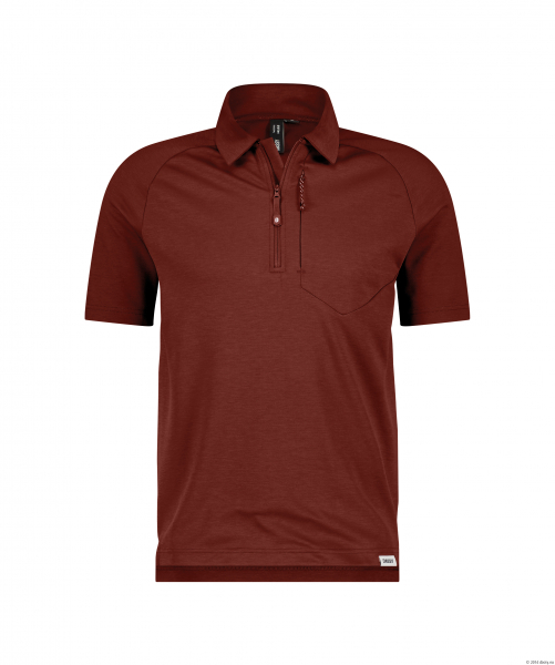 DASSY-Poloshirt MADIDI, 200g/m, gebranntes ziegelrot
