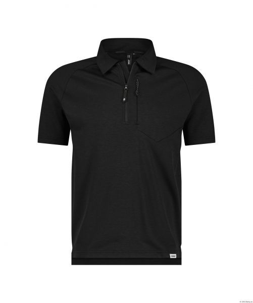 DASSY-Poloshirt MADIDI, 200g/m, schwarz