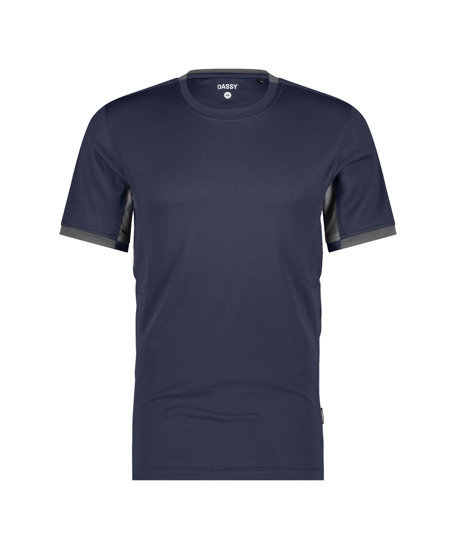 DASSY-T-Shirt NEXUS NEXT, 140 g/m, nachtblau/anthrazitgrau