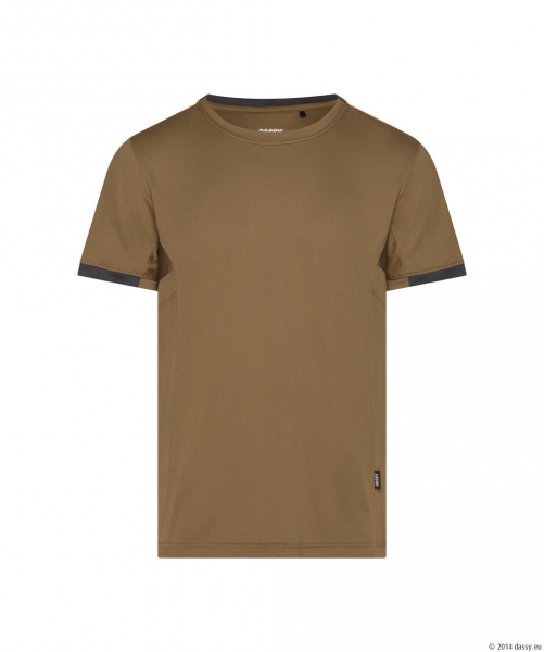 DASSY� Nexus Next T-shirt, Lehmbraun/anthrazitgrau