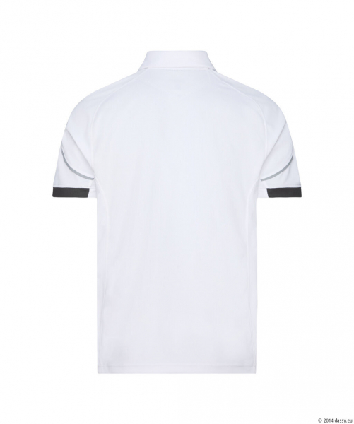 DASSY� Traxion Next Poloshirt wei�/anthrazitgrau