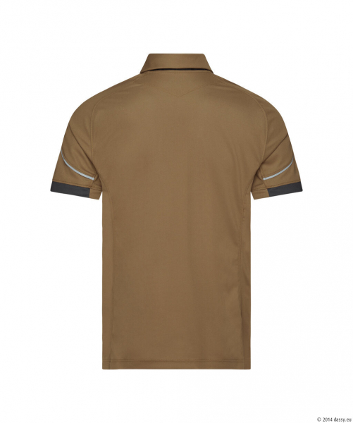DASSY� Traxion Next Poloshirt lehmbraun/anthrazitgrau