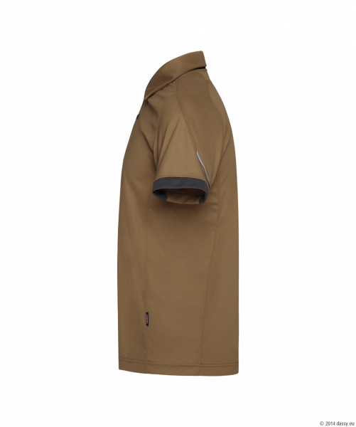 DASSY� Traxion Next Poloshirt lehmbraun/anthrazitgrau