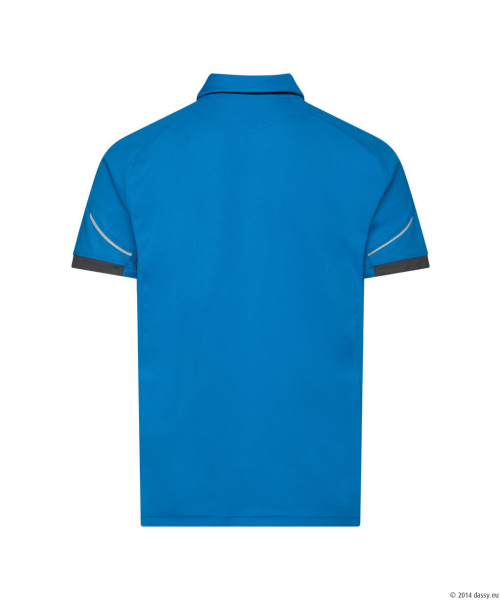 DASSY� Traxion Next Poloshirt, azurblau/anthrazitgrau