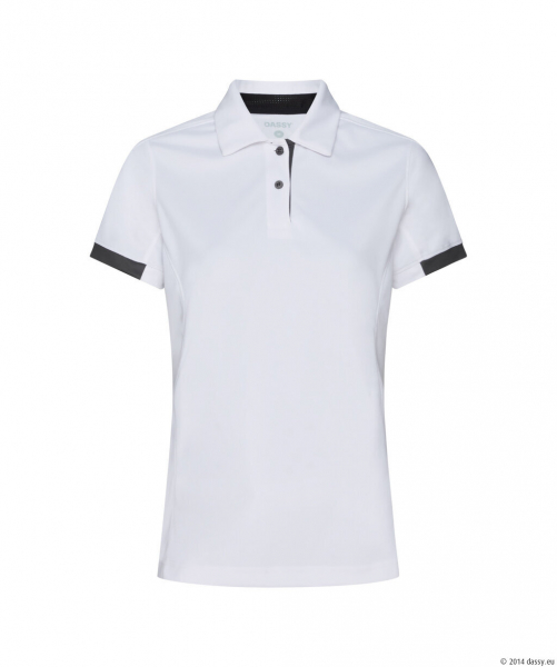DASSY� Traxion Next Women Poloshirt f�r Damen, wei�/anthrazitgrau