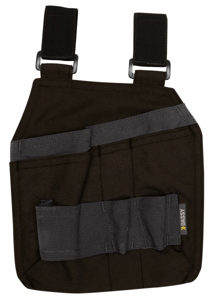 DASSY-Werkzeugtaschen mit Schlaufen CORDON, schwarz/grau