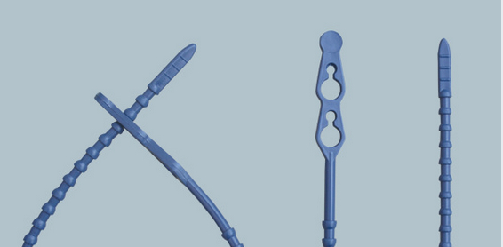 SCHLACHTHAUSFREUND-Kabelbinder, detektierbar, blau, VE= 100 Stk.