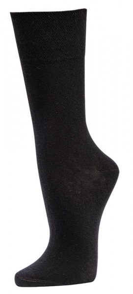 WOWERAT-Wellness-Socken, 3er Pkg., schwarz