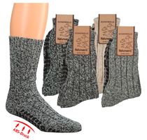 WOWERAT-Antirutsch Norwegersocken, STOPP, 3er-Teilung, 2-er Pkg., silber