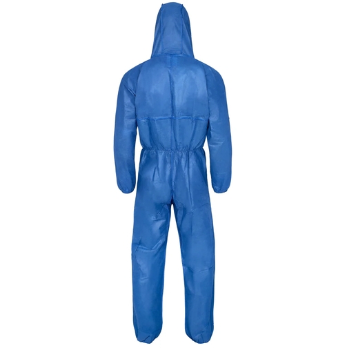Einweg-SMS-Overall Pro-Safe, 3lagig, CE CAT III, Typ 5+6, blau, VE = 50 St�ck