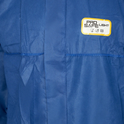 Einweg-SMS-Overall Pro-Safe, 3lagig, CE CAT III, Typ 5+6, blau, VE = 50 St�ck