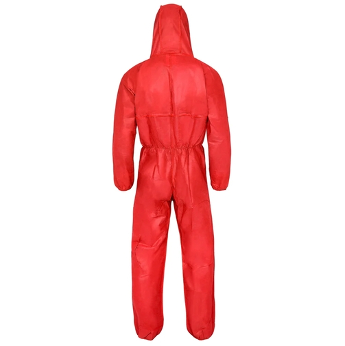 Einweg SMS-Overall Pro-Safe, 3lg, CE CAT III, Typ 5+6, rot, VE = 1 St�ck