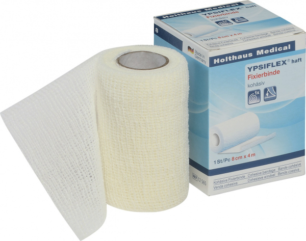 YPSIFLEX haft Elastische Mullbinde , 4 cm x 4 m