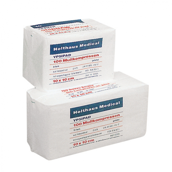 YPSIPAD Mullkompresse 8-fach , 7.5 x 7.5 cm