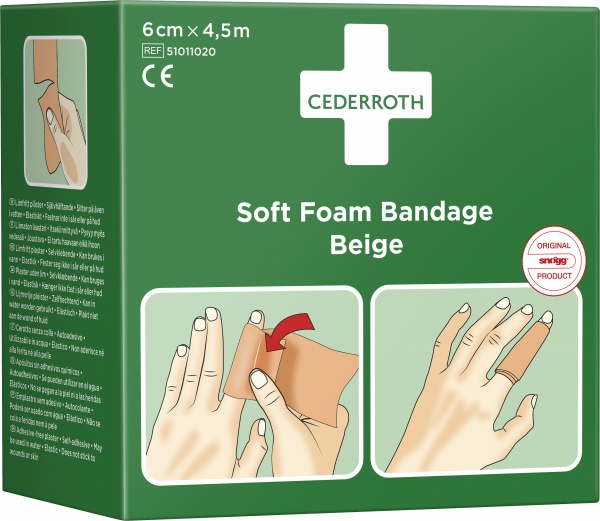 Wundverband SOFT Foam, 6 cm x 4,5 m