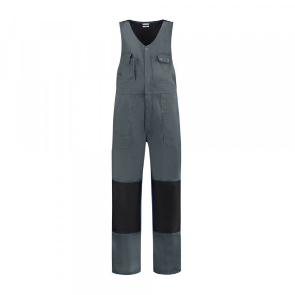 Westenoverall Baumwolle/Polyester, 280g/m, grau/schwarz