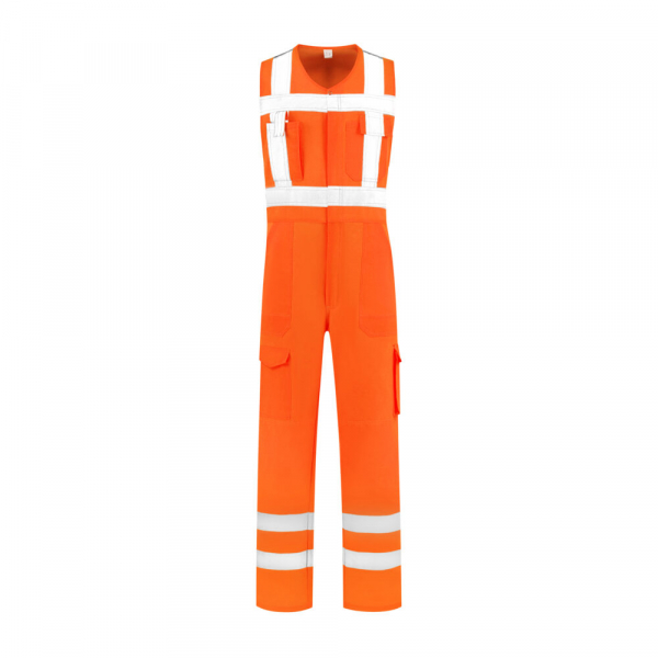 Warnschutz-Westenoverall Baumwolle/Polyester, 280g/m, orange