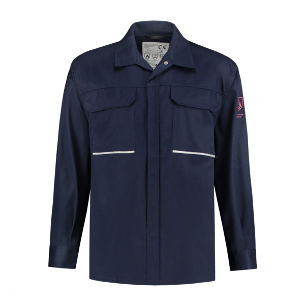 Hemd flammhemmend, 220g/m, marine