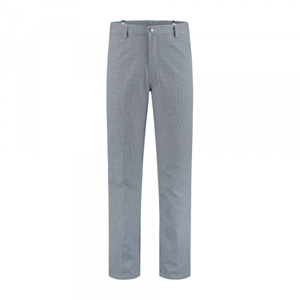 Koch-/Bckerhose, 220g/m, wei/blau