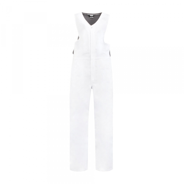Hygiene Westenoverall Polyester/Baumwolle, 260g/m, wei
