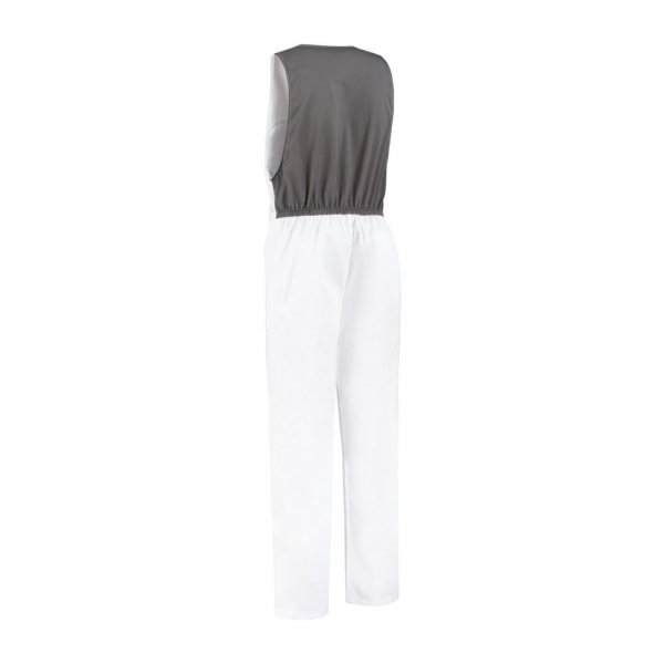 Hygiene Westenoverall Polyester/Baumwolle, 260g/m, wei