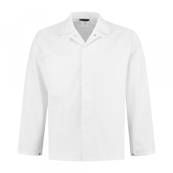 Hygiene Bundjacke Polyester/Baumwolle, 260g/m, wei
