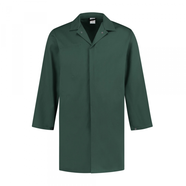 Hygiene Kittel Polyester/Baumwolle, 260g/m, flaschengrn