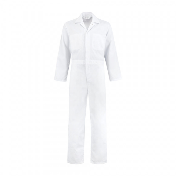 Hygiene Overall Polyester/Baumwolle, 260g/m, wei
