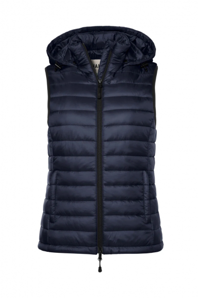 HAKRO Damen Kapuzen-Loftweste, tinte