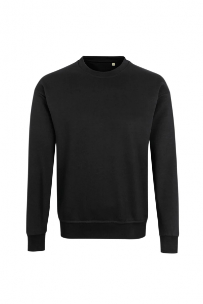 Label-Free Sweatshirt Heavy MIKRALINAR® ECO, schwarz
