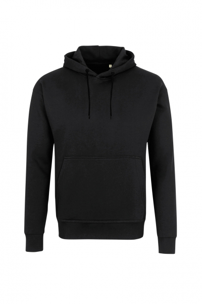 Label-Free Kapuzen-Sweat Heavy MIKRALINAR® ECO, schwarz