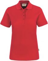 HAKRO-Damen-Poloshirt, Women-Arbeits-Berufs-Polo-Shirt, Classic, rot