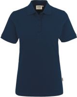 HAKRO-Damen-Poloshirt, Women-Arbeits-Berufs-Polo-Shirt, Classic, marine