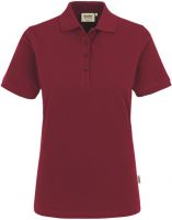 HAKRO-Damen-Poloshirt, Women-Arbeits-Berufs-Polo-Shirt, Classic, weinrot