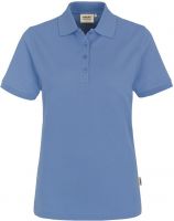 HAKRO-Damen-Poloshirt, Women-Arbeits-Berufs-Polo-Shirt, Classic, malibu-blue