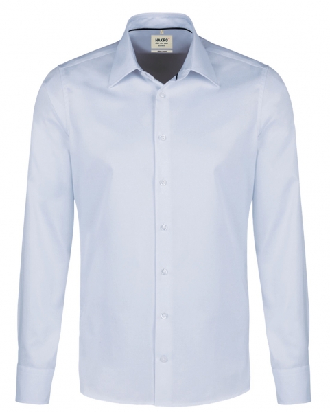 HAKRO-Arbeits-Berufs-Hemd, 1/1-Arm, Oxford Comfort, 120 g / m, oceanblau