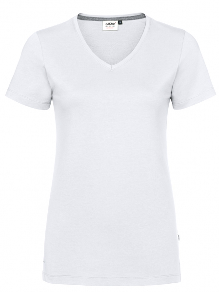 HAKRO-Damen-T-Shirt, Women-Arbeits-Berufs-Shirt, Cotton-Tec, 185 g / m, wei