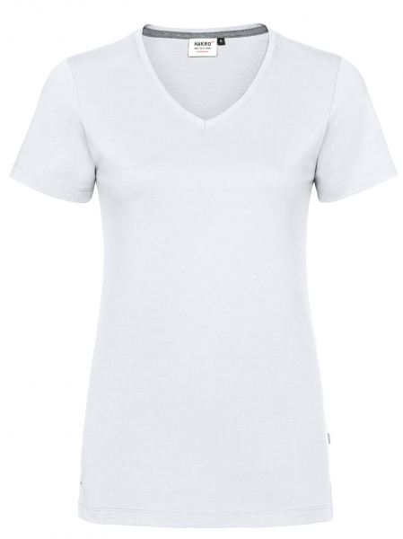 HAKRO-Damen-T-Shirt, Women-Arbeits-Berufs-Shirt, Cotton-Tec, 185 g / m², weiß