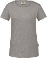 HAKRO-Damen-T-Shirt, Women-Arbeits-Berufs-Shirt, GOTS-Organic, 160 g / m, grau meliert